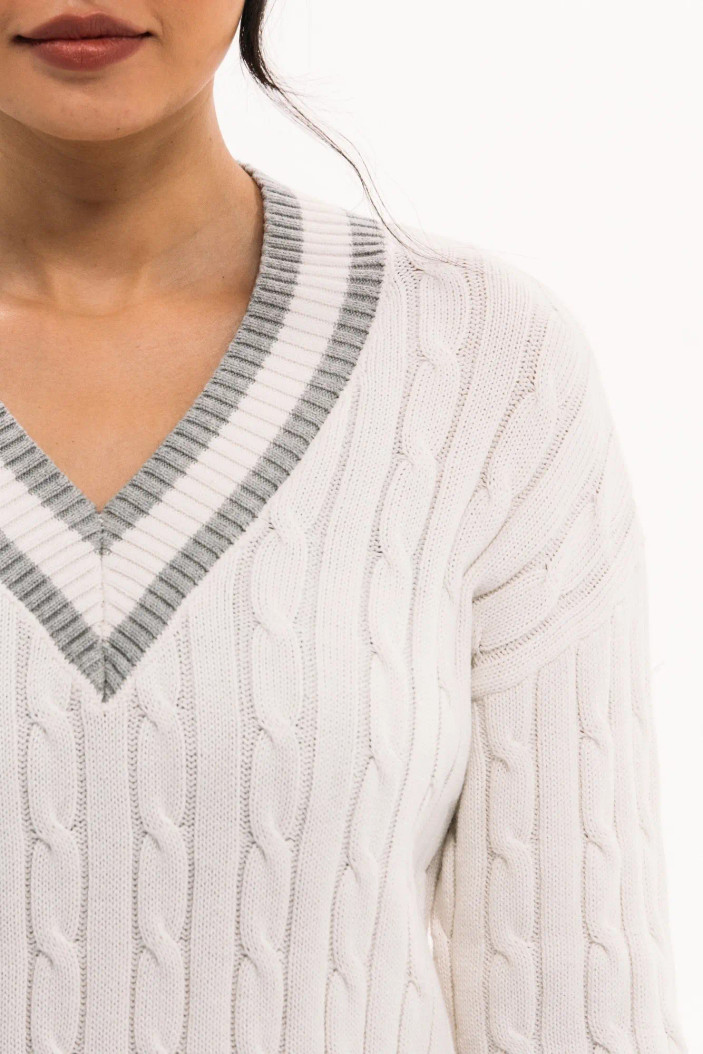 Foray Golf Heritage Cable Knit Sweater