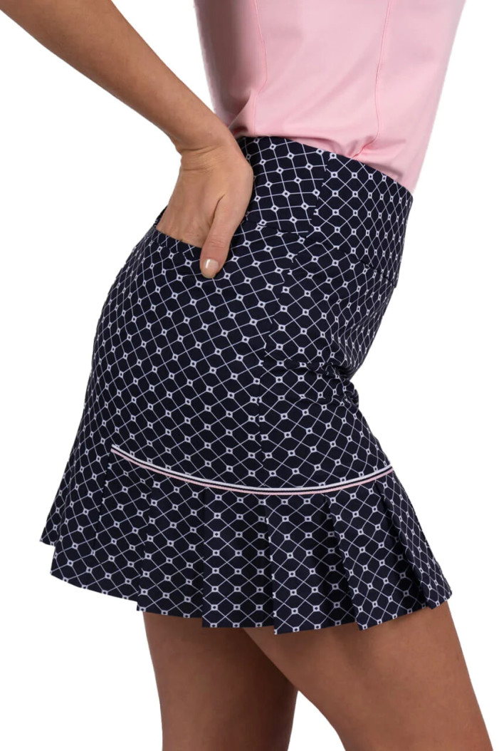 Golftini Performance Side Pleat Skort - Be Well