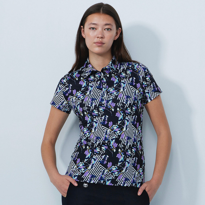 Daily Sports Art Print Short Sleeve Polo