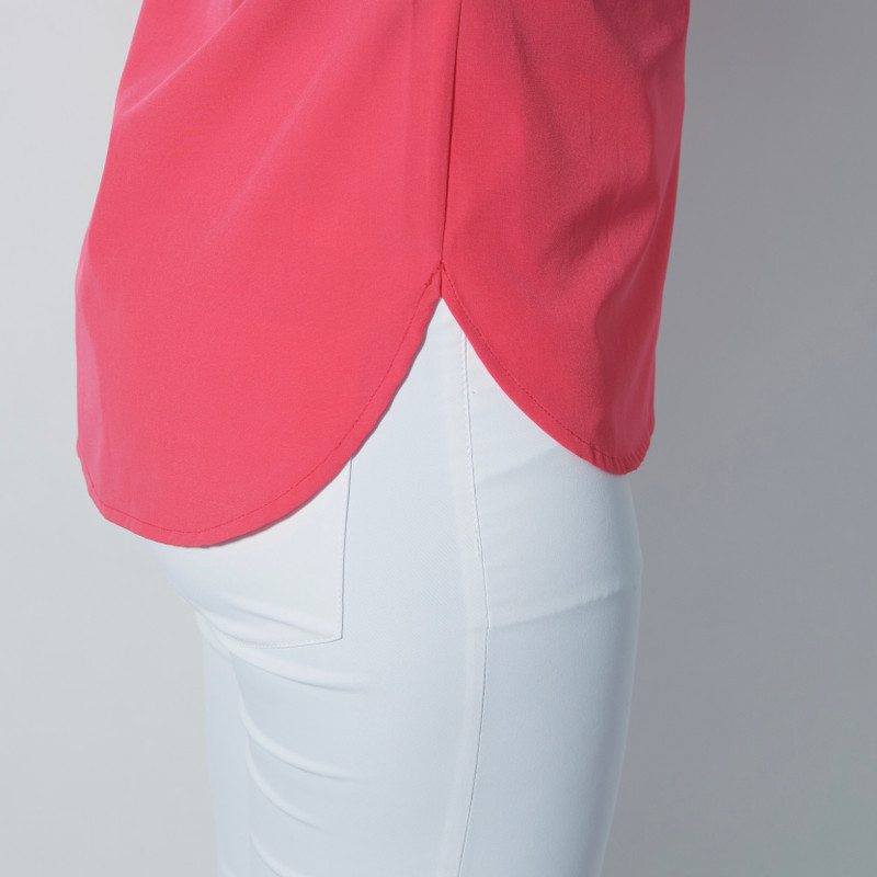 Daily Sports Acerra Intense Coral Cap Sleeve Polo