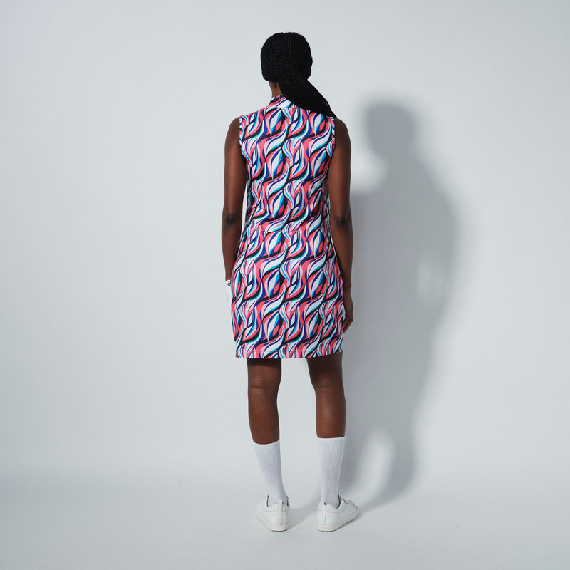 Daily Sports Carira Illusion Wave Sleeveless Dress