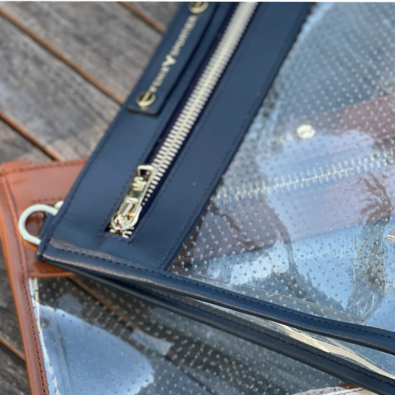 FENIX Front Row Crossbody Bag - Navy/Gold