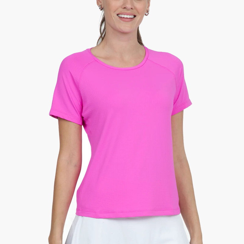 IBKUL Essentials Active Short Sleeve Solid Crewneck