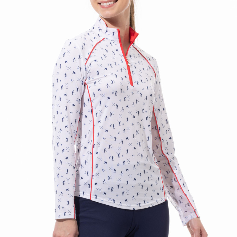SanSoleil SunGlow Putt Above Long Sleeve Mock