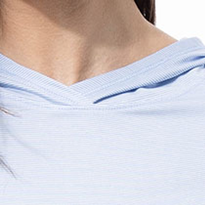 SanSoleil SolMelange Stripe Hoodie