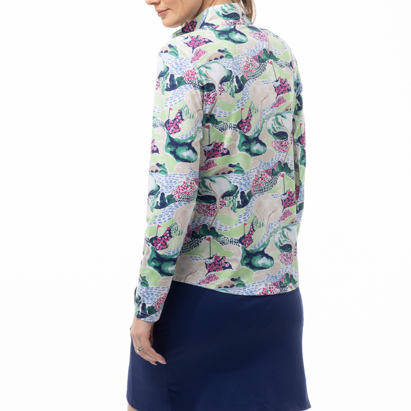 SanSoleil Azalea Augusta SolCool Long Sleeve Mock