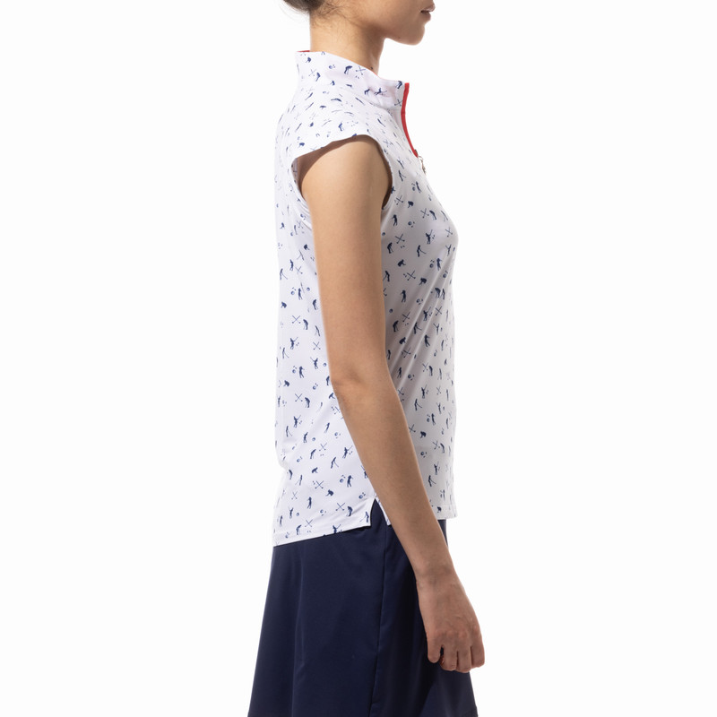 SanSoleil SolCool A Putt Above Sleeveless Mock