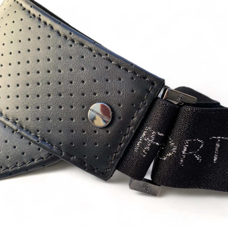 FENIX Leather Visor - Black/Gunmetal