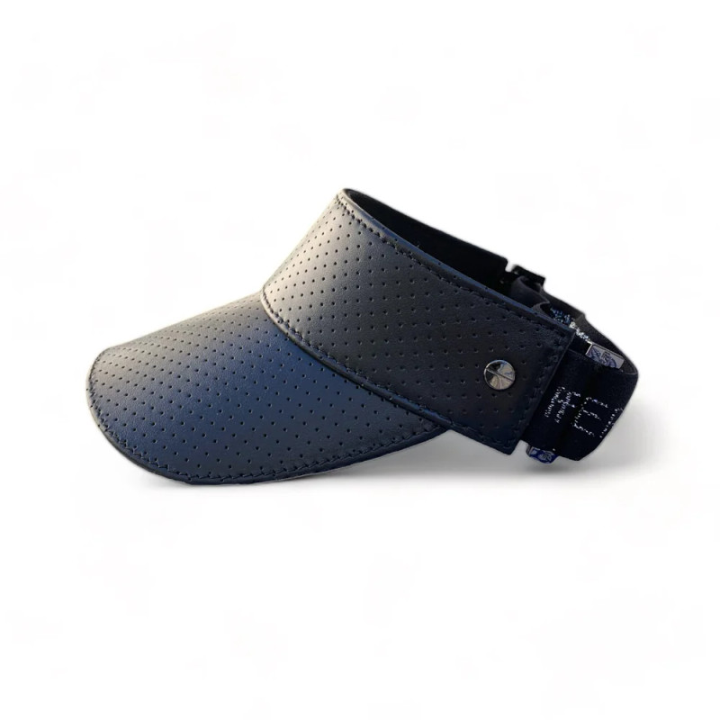 FENIX Leather Visor - Black/Gunmetal