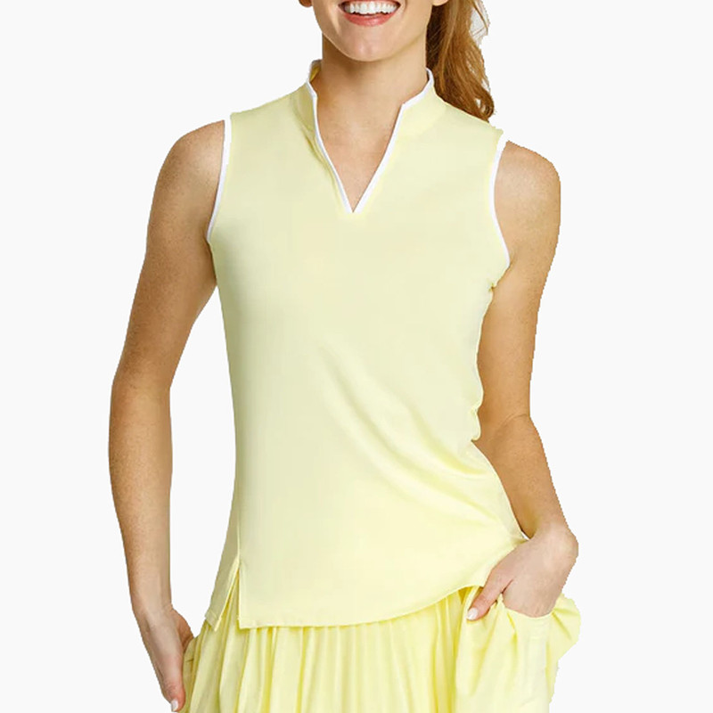 Tail Coquette Sleeveless V-Neck Top