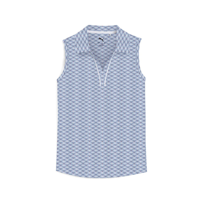Puma Girls Scallop Sleeveless Polo
