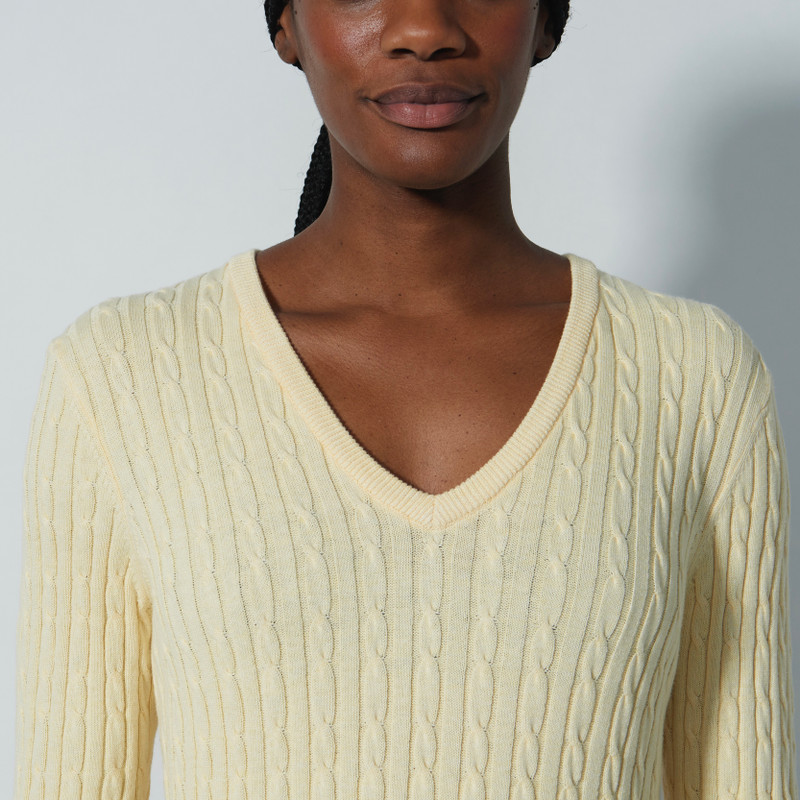 Daily Sports Madelene Cable Knit Sweater [S25]