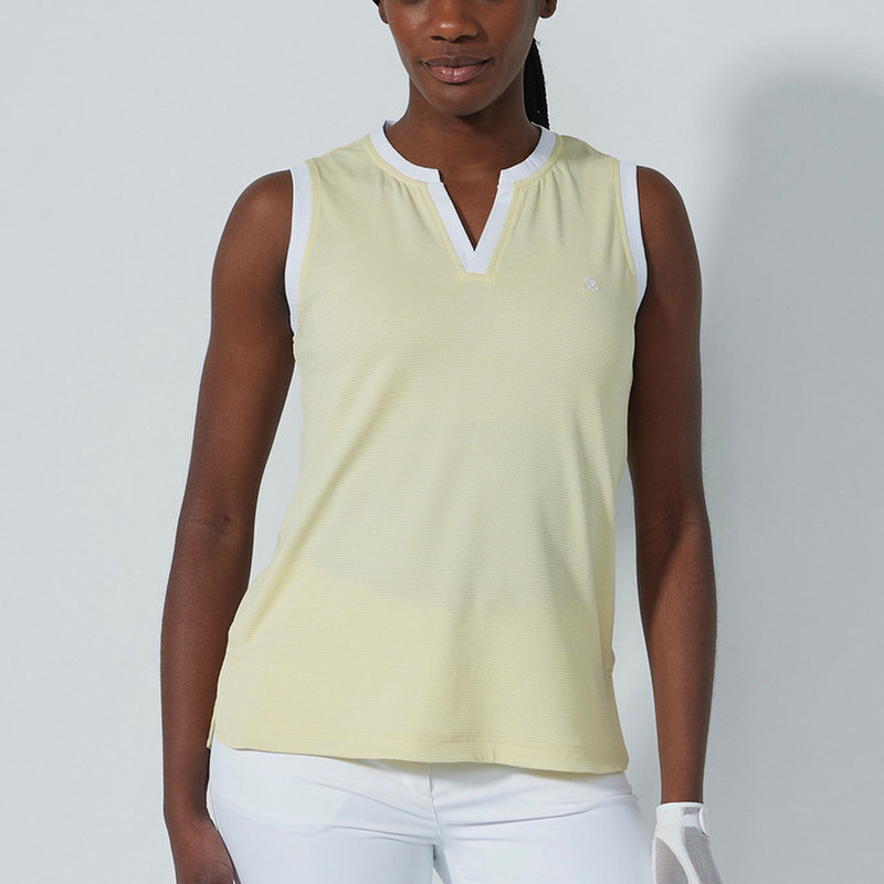Daily Sports Massy Yellow Sleeveless Top