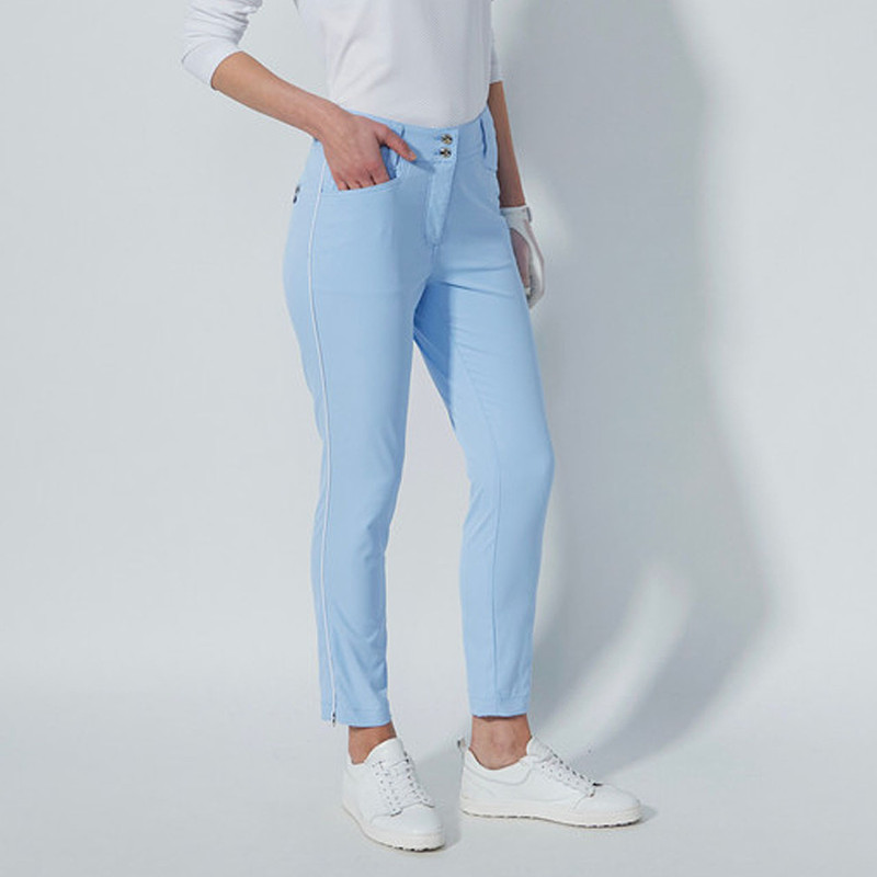 Daily Sports Glam Light Blue Ankle Pant