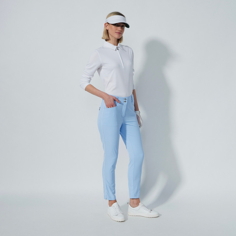 Daily Sports Glam Light Blue Ankle Pant