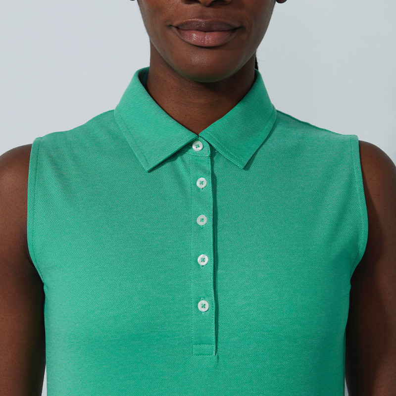 Daily Sports Fairway Green Sleeveless Polo