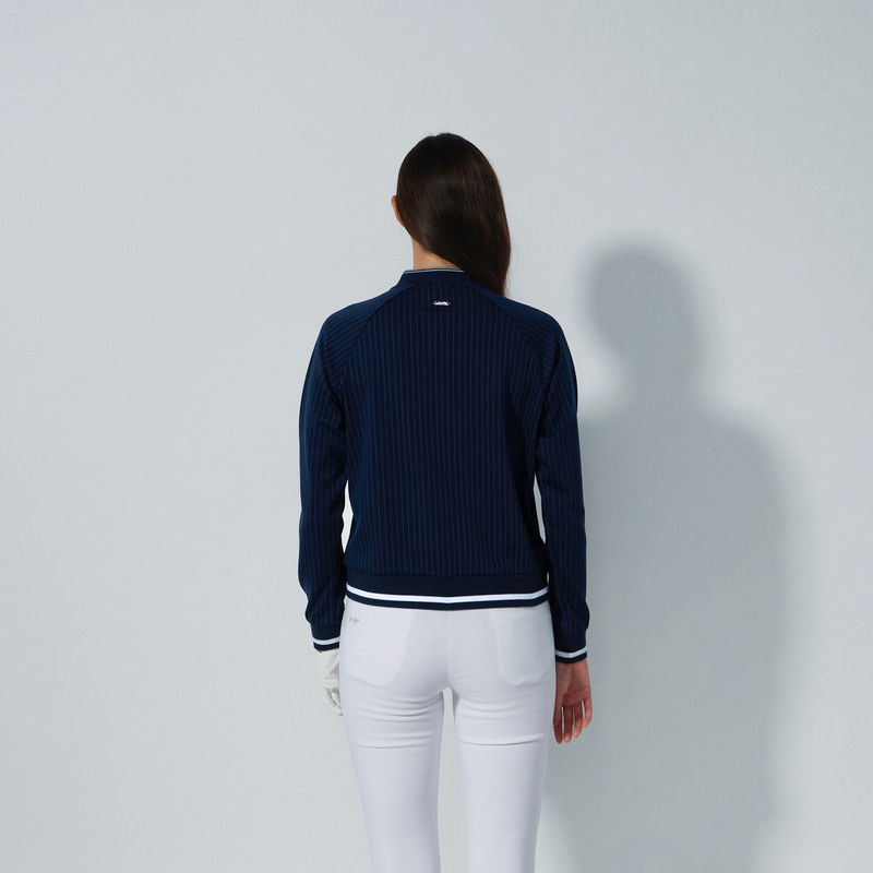 Daily Sports Kimberly Navy Pinstripe Jacket