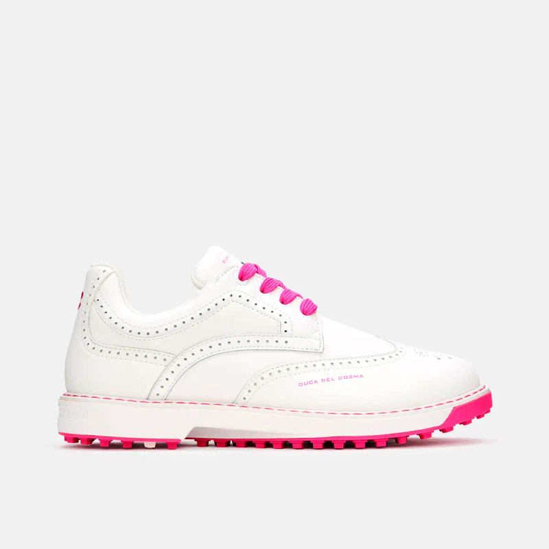 Duca Del Cosma Tuscania White/Pink Waterproof Shoe