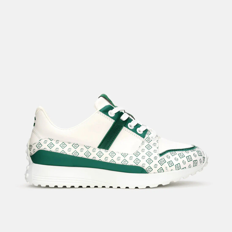 Duca Del Cosma Alesi White/Masters Green Spikeless Shoe