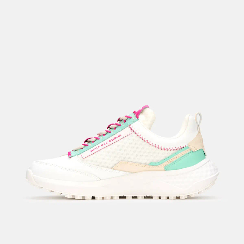 Duca Del Cosma Latina White/Mint Waterproof Shoe