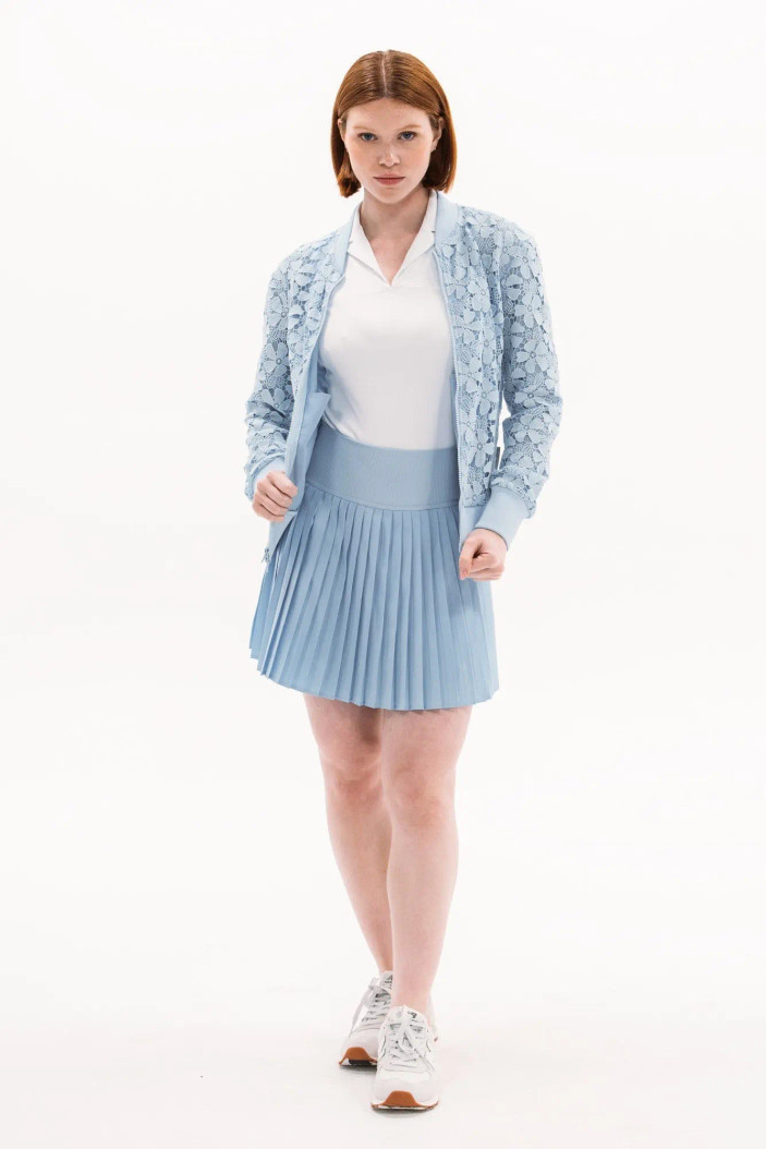 Foray Golf Placid Blue 15" Performance Pleat Skort