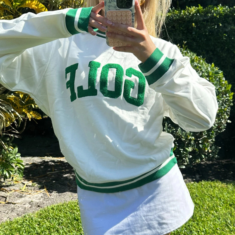 Ellsworth+Ivey Elle Ivory Collegiate GOLF Sweatshirts
