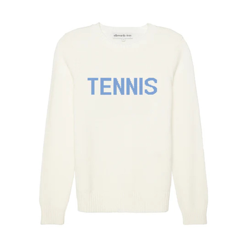 Ellsworth+Ivey TENNIS Classic Crewneck Sweater
