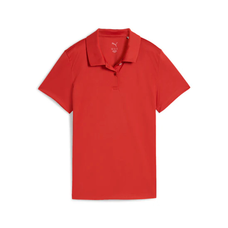 Puma Girls Pure Short Sleeve Golf Polo