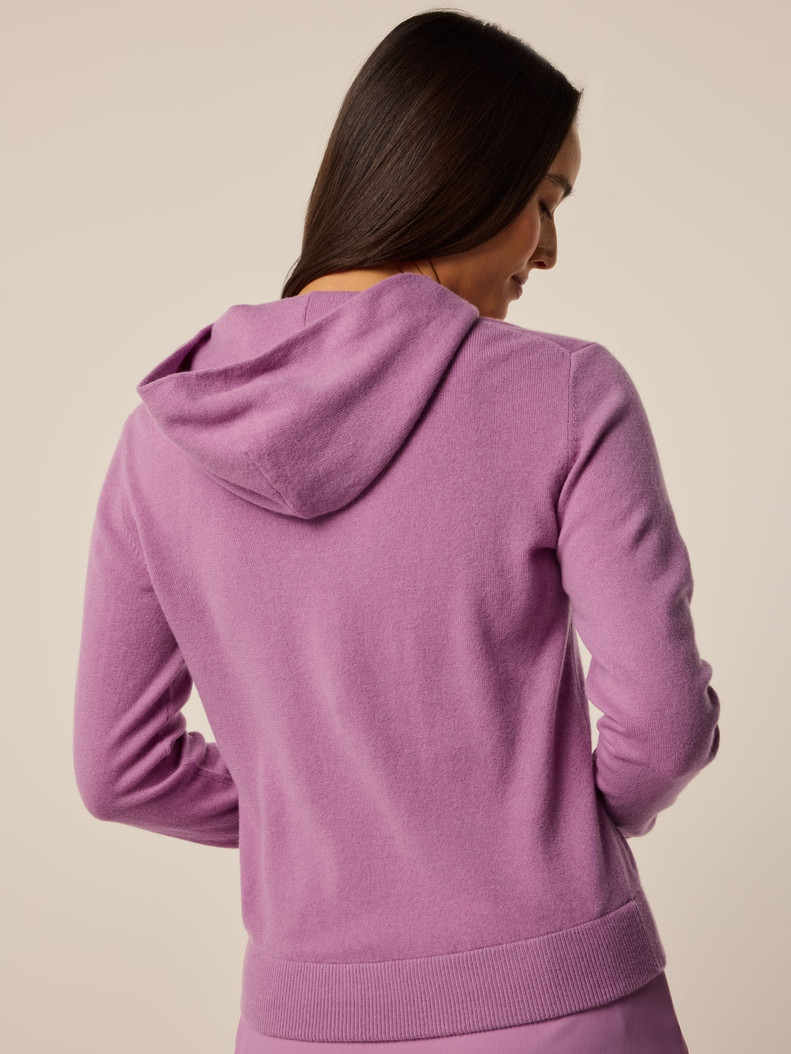 Greyson Peony Classic Koko Cashmere Hoodie
