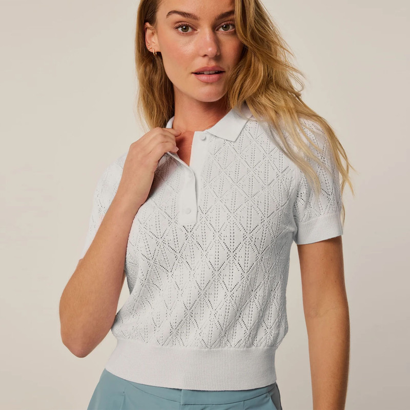 Greyson Arctic Pointelle Bardot Sweater