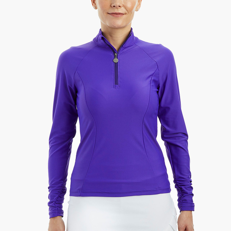 TzuTzu Sara Long Sleeve Mock Top