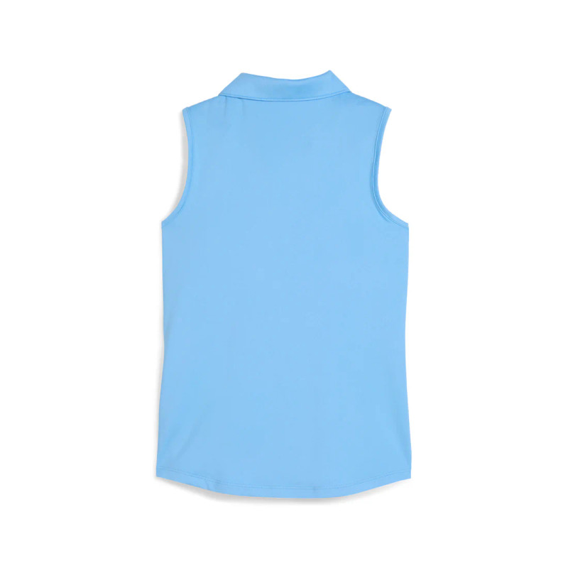 Puma Girls Cloudspun Piped Sleeveless Polo