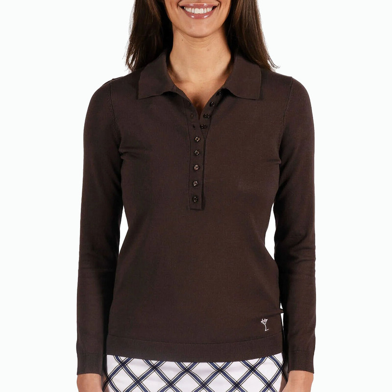 Golftini Button Polo Sweater