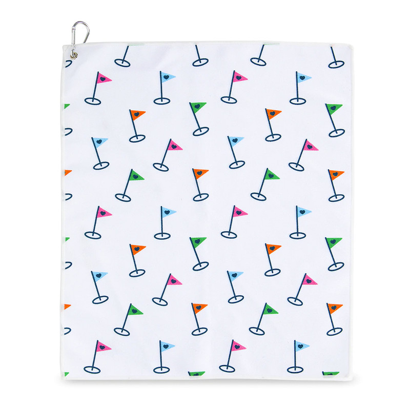 Tinsley Towels - White Pin Flag