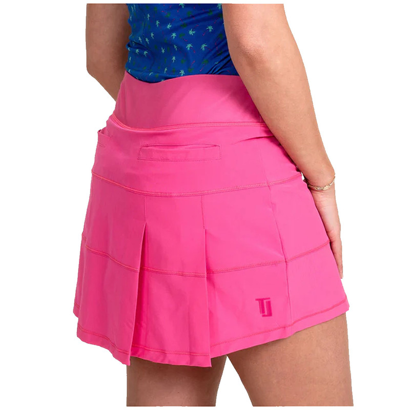TJ Sport Pink Tour Pleat 16" Skort
