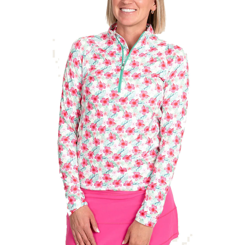 TJ Sport Tropical Long Sleeve Sun Shirt