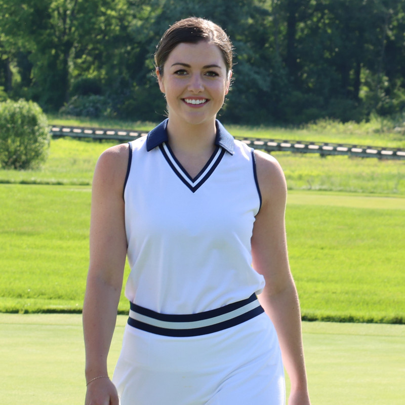 BelynKey Ava Pique Sleeveless Polo