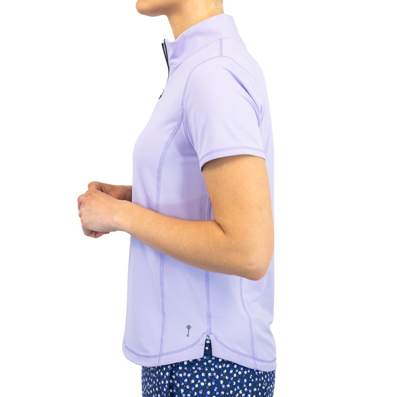 BelynKey Lavender Abbey Short Sleeve Mock