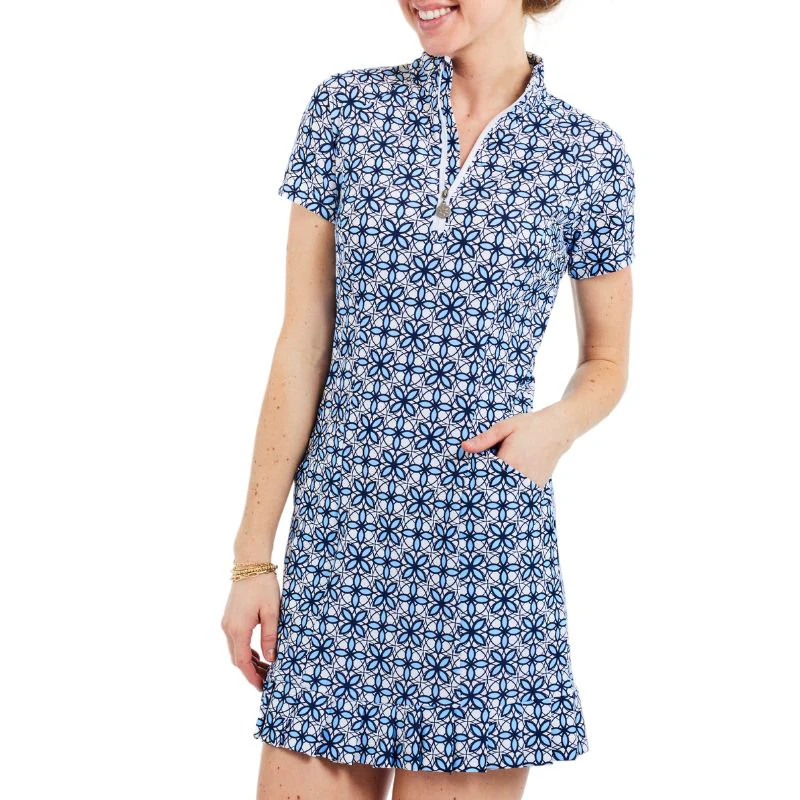 TzuTzu Casablanca Pennie Short Sleeve Pleat Dress