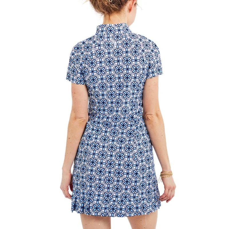 TzuTzu Casablanca Pennie Short Sleeve Pleat Dress