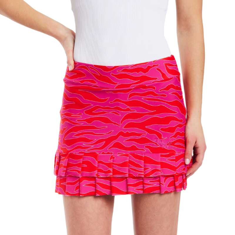 TzuTzu Huntress ChaCha 16" Double Knift Pleat Golf Skort