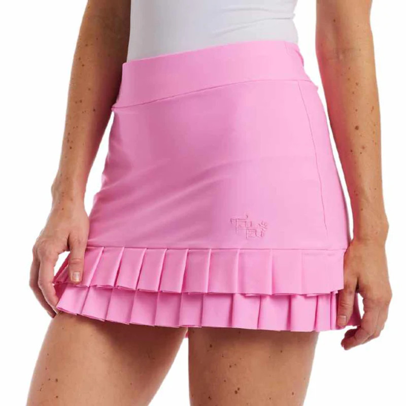 TzuTzu ChaCha 16" Double Knift Pleat Golf Skorts