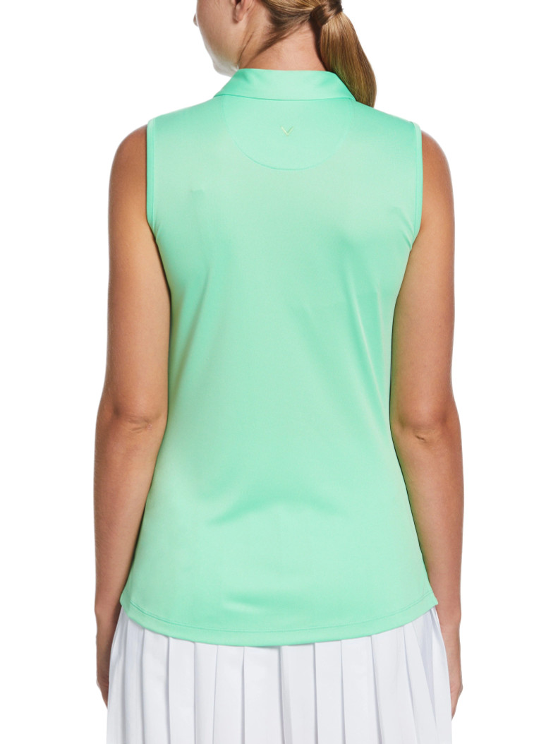 Callaway Tournament Sleeveless Golf Polo