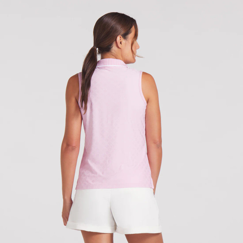 PUMA x AP Sleeveless Jacquard Golf Polo