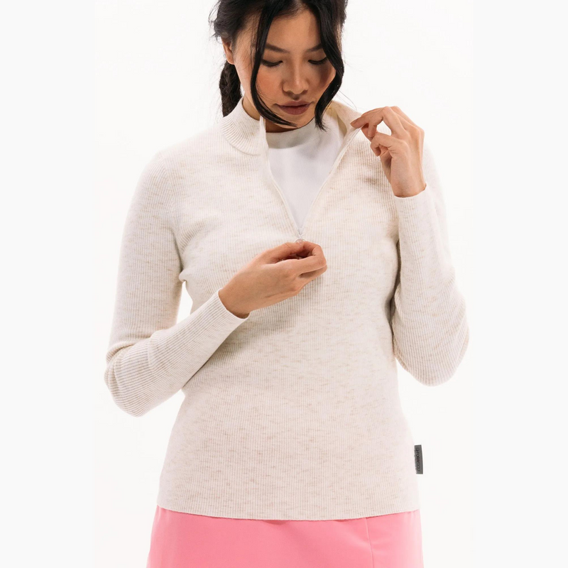 Foray Golf Space Dye Quarter Zip