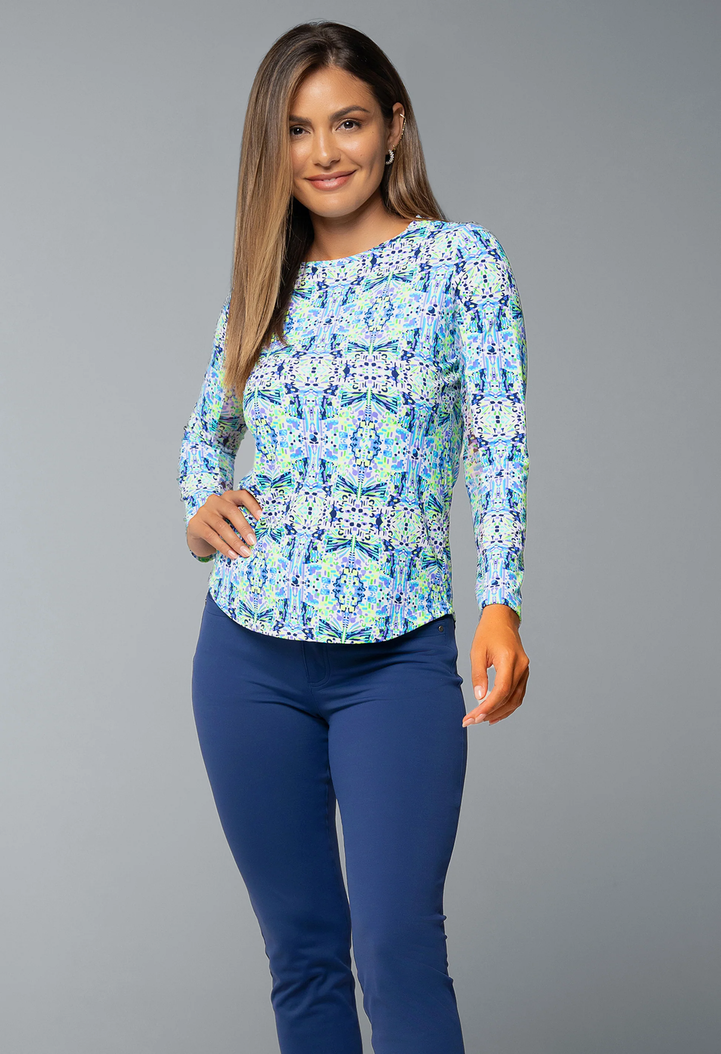 IBKUL Ridley Long Sleeve Crewneck