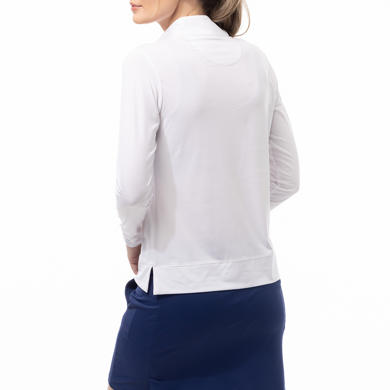 SanSoleil SolMelange Golf Club Quarter Zip Pullover