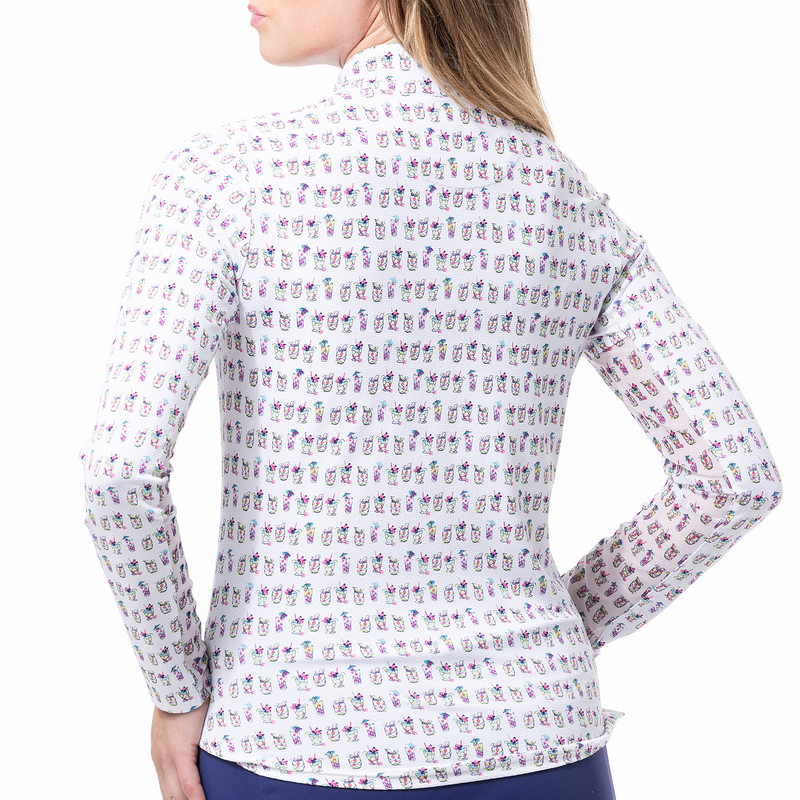 SanSoleil Bay Breeze Long Sleeve SolTeK LUX Mock