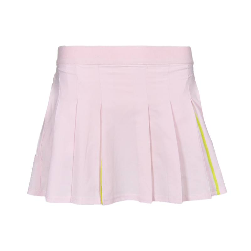 GARB Girls Ember Pink/Lt Green Pleated Skort