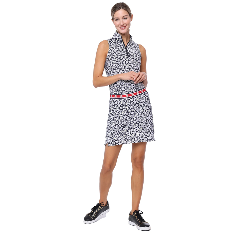 BelynKey Penny Lane Daisy Cutaway Sleeveless Mock